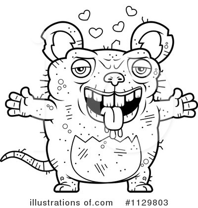 Royalty-Free (RF) Ugly Rat Clipart Illustration by Cory Thoman - Stock Sample #1129803