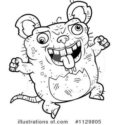 Ugly Rat Clipart #1129805 by Cory Thoman