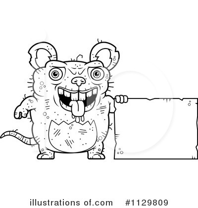 Ugly Rat Clipart #1129809 by Cory Thoman