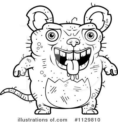 Ugly Rat Clipart #1129810 by Cory Thoman