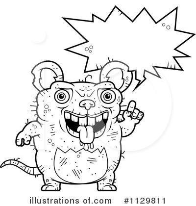Ugly Rat Clipart #1129811 by Cory Thoman