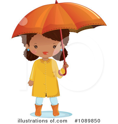 Royalty-Free (RF) Umbrella Clipart Illustration by Melisende Vector - Stock Sample #1089850