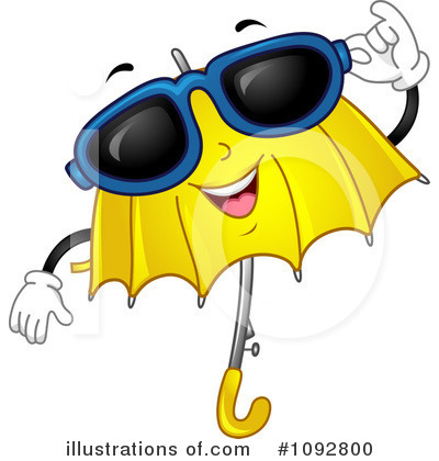 Royalty-Free (RF) Umbrella Clipart Illustration by BNP Design Studio - Stock Sample #1092800