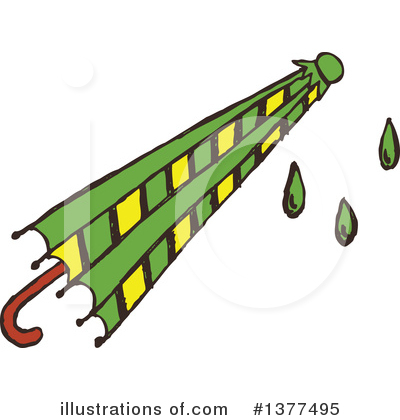 Umbrella Clipart #1377495 by Cherie Reve
