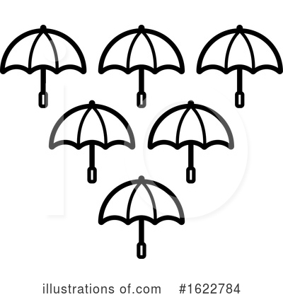 Umbrella Clipart #1622784 by Lal Perera