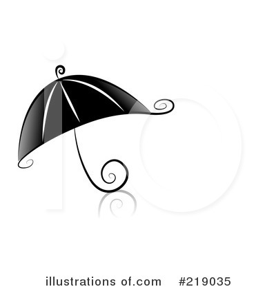 Royalty-Free (RF) Umbrella Clipart Illustration by BNP Design Studio - Stock Sample #219035
