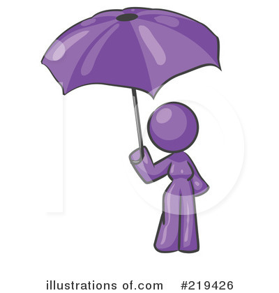 Purple Woman Clipart #219426 by Leo Blanchette