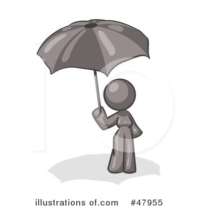 Royalty-Free (RF) Umbrella Clipart Illustration by Leo Blanchette - Stock Sample #47955