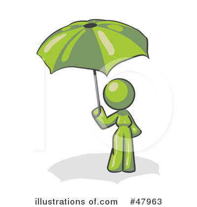 Royalty-Free (RF) Umbrella Clipart Illustration by Leo Blanchette - Stock Sample #47963