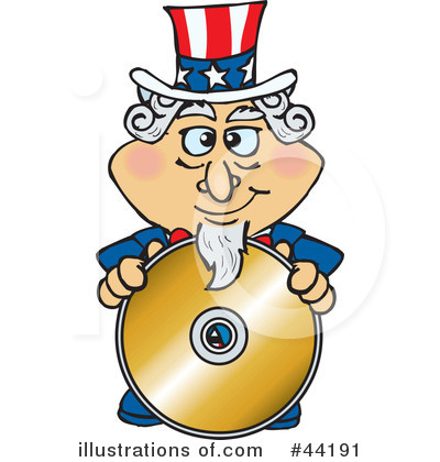 Royalty-Free (RF) Uncle Sam Character Clipart Illustration by Dennis Holmes Designs - Stock Sample #44191