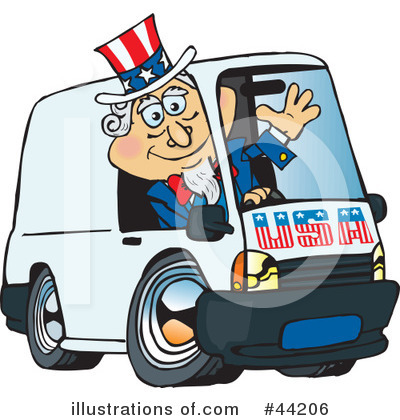 Uncle Sam Character Clipart #44206 by Dennis Holmes Designs