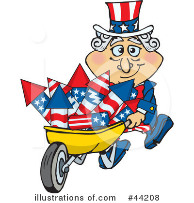 United States Clipart #44208 by Dennis Holmes Designs