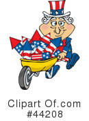 Uncle Sam Character Clipart #44208 by Dennis Holmes Designs