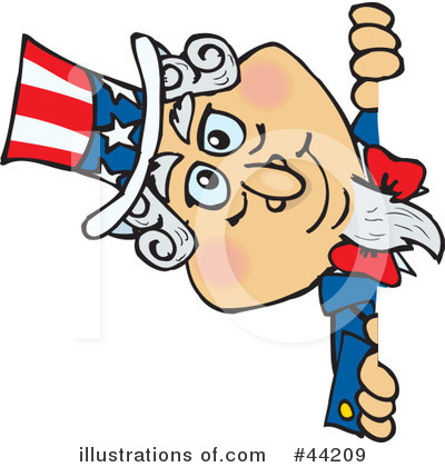 Uncle Sam Character Clipart #44209 by Dennis Holmes Designs