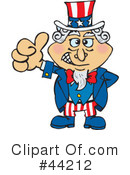 Uncle Sam Character Clipart #44212 by Dennis Holmes Designs