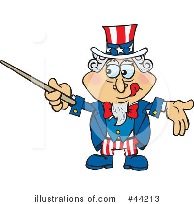 United States Clipart #44213 by Dennis Holmes Designs
