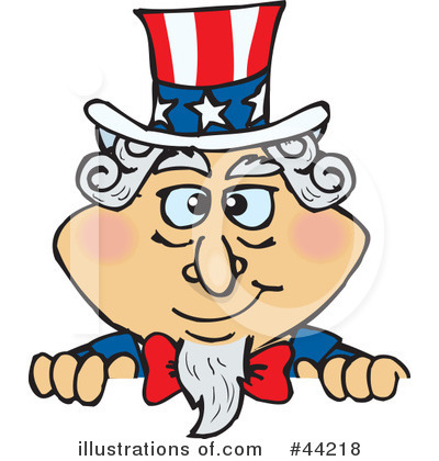 Uncle Sam Character Clipart #44218 by Dennis Holmes Designs