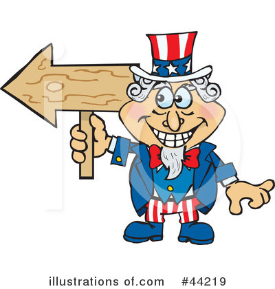 United States Clipart #44219 by Dennis Holmes Designs