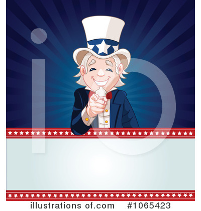 Royalty-Free (RF) Uncle Sam Clipart Illustration by Pushkin - Stock Sample #1065423