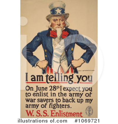Royalty-Free (RF) Uncle Sam Clipart Illustration by JVPD - Stock Sample #1069721