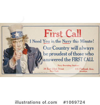 Royalty-Free (RF) Uncle Sam Clipart Illustration by JVPD - Stock Sample #1069724