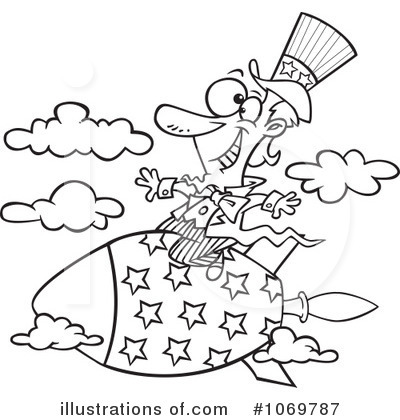 Royalty-Free (RF) Uncle Sam Clipart Illustration by toonaday - Stock Sample #1069787