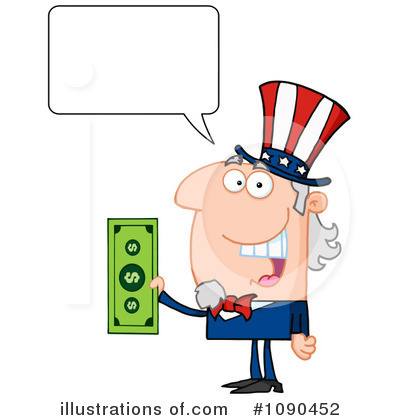 Royalty-Free (RF) Uncle Sam Clipart Illustration by Hit Toon - Stock Sample #1090452