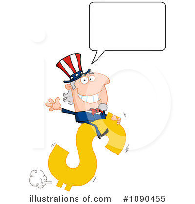 Royalty-Free (RF) Uncle Sam Clipart Illustration by Hit Toon - Stock Sample #1090455