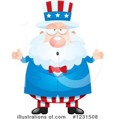 Royalty-Free (RF) Uncle Sam Clipart Illustration by Cory Thoman - Stock Sample #1231508