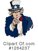 Uncle Sam Clipart #1264237 by Dennis Holmes Designs