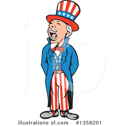 Royalty-Free (RF) Uncle Sam Clipart Illustration by patrimonio - Stock Sample #1358201
