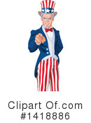 Uncle Sam Clipart #1418886 by Pushkin