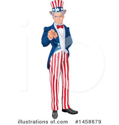 Uncle Sam Clipart #1458679 by Pushkin