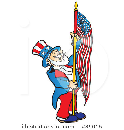 Royalty-Free (RF) Uncle Sam Clipart Illustration by Snowy - Stock Sample #39015