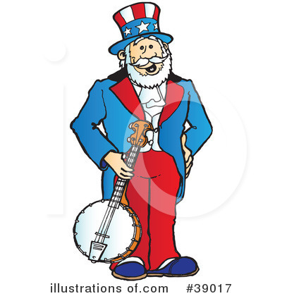 Royalty-Free (RF) Uncle Sam Clipart Illustration by Snowy - Stock Sample #39017