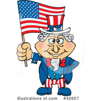 Uncle Sam Character Clipart #42657 by Dennis Holmes Designs