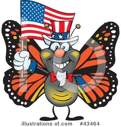 Butterfly Character Clipart #43464 by Dennis Holmes Designs