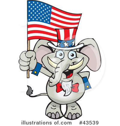 Royalty-Free (RF) Uncle Sam Clipart Illustration by Dennis Holmes Designs - Stock Sample #43539