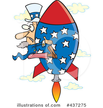 Royalty-Free (RF) Uncle Sam Clipart Illustration by toonaday - Stock Sample #437275