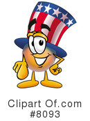 Uncle Sam Clipart #8093 by Mascot Junction