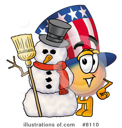 Royalty-Free (RF) Uncle Sam Clipart Illustration by Mascot Junction - Stock Sample #8110