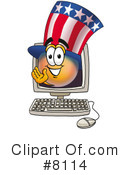 Uncle Sam Clipart #8114 by Mascot Junction