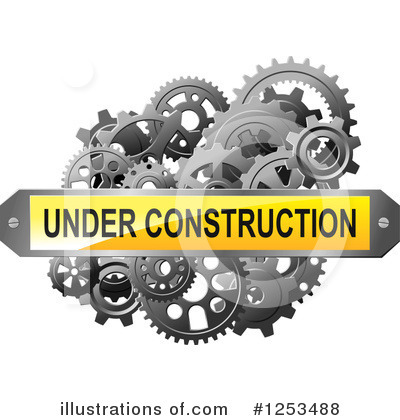 Royalty-Free (RF) Under Construction Clipart Illustration by Vector Tradition SM - Stock Sample #1253488