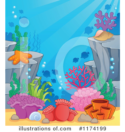 Royalty-Free (RF) Under The Sea Clipart Illustration by visekart - Stock Sample #1174199