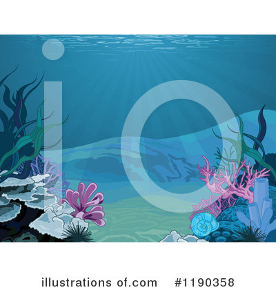 Royalty-Free (RF) Underwater Clipart Illustration by Pushkin - Stock Sample #1190358