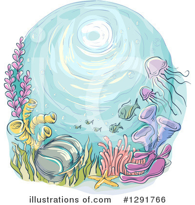 Royalty-Free (RF) Underwater Clipart Illustration by BNP Design Studio - Stock Sample #1291766