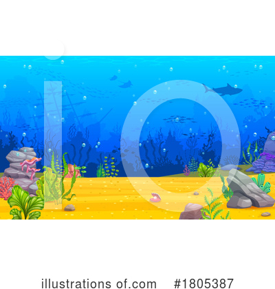 Royalty-Free (RF) Underwater Clipart Illustration by Vector Tradition SM - Stock Sample #1805387