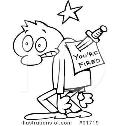 Royalty-Free (RF) Unemployed Clipart Illustration by gnurf - Stock Sample #91719