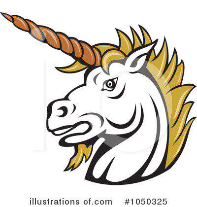 Royalty-Free (RF) Unicorn Clipart Illustration by patrimonio - Stock Sample #1050325