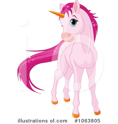 Royalty-Free (RF) Unicorn Clipart Illustration by Pushkin - Stock Sample #1063805